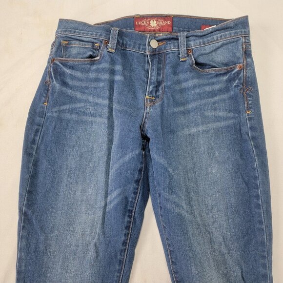 Lucky Brand Women's Blue Denim Jeans Size 8 / 29 Regular SOFIA BOOT ~31.5" Ins - Picture 2 of 9